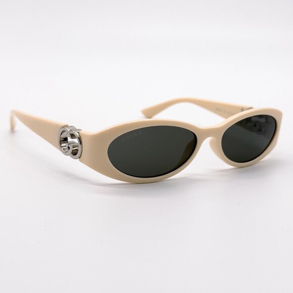 NEW GUCCI GG1660S 004  SHINY IVORY WOMEN SUNGLASSES GUCCI main image 8